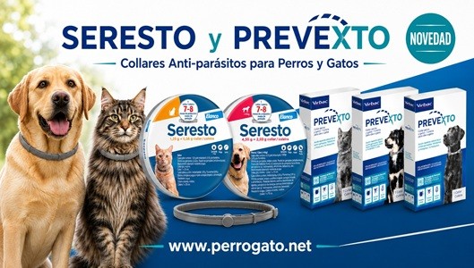 SERESTO Y PREVEXTO Collares Anti-par&aacute;sitos